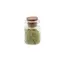 Sticla cu cristale naturale Peridot chips 3-4mm, 3cm