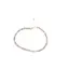 Bratara Cuart fumuriu discuri fatetate cu Argint 925, 4mm