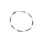 Bratara Malachit si Cuart Cherry sfere fatetate cu Argint 925, 2-3mm