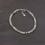 Bratara Prehnit discuri fatetate si sfere cu Argint 925, 4mm