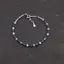 Bratara Safir, Piatra Lunii si Cristal de stanca discuri fatetate si sfere fatetate cu Argint 925, 2-3mm