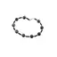 Bratara Turmalina neagra si Turmalina multicolora sfere fatetate si sfere cu Argint 925, 3-8mm