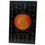Tablou vertical din lemn cu Buddha pe lotus model 1, 48cm x 30cm