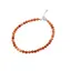 Bratara Coral sfere fatetate cu Argint 925, 4mm