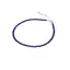 Bratara Lapis Lazuli discuri fatetate cu Argint 925, 3mm