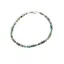 Bratara Turcoaz natural discuri fatetate 4mm si sfere 2mm