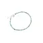 Bratara Turcoaz natural sfere fatetate cu Argint 925, 2-3mm