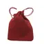 Saculet material textil grena 14x10cm