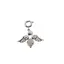 Breloc Ingeras cu pietre semipretioase Jasp kiwi, 4-6mm