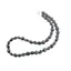 Colier cristale naturale Ochi de soim oval neregulat, 8-14mm