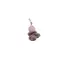 Pandantiv Kunzit sfera 8mm si Charoit turtit 8-11mm cu Argint 925