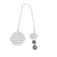Semn de carte Floarea Vietii, Ying Yang, Cuart Titan Aura sfera 10mm