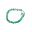 Bratara din cristale naturale Agat verde cuburi fatetate, 7mm