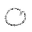Bratara din cristale naturale Cuart turmalinat neuniform, 5-8mm