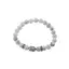 Bratara Howlit sfere si chipul lui Buddha pe elastic, 8mm