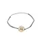 Bratara zodia Capricorn din inox pe snur, 15 x 15mm