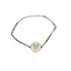 Bratara zodia Gemeni din inox pe snur, 15 x 15mm