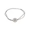 Bratara zodia Pesti din inox pe snur, 15 x 15mm