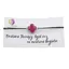 Bratara Therapy Agat roz trifoi cu montura argintie