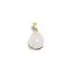 Pandantiv Cuart oval cu montura aurie, 20mm