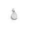Pandantiv Opalit oval cu montura argintie, 20mm