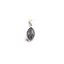 Pandantiv Rodonit oval ascutit cu montura aurie, 22mm