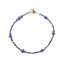 Bratara Lapis Lazuli sfere fatetate 2-4mm si discuri fatetate 5-6mm