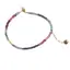 Bratara Rubin, Safir, Smarald si Turmalina discuri fatetate cu talisman auriu, 2-3mm