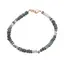 Bratara Smarald si Opal discuri fatetate 4-5mm cu elemente aurii