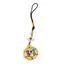 Amuleta Feng Shui Om Mani Padme Hum si Dublu Dorje cu agate - aurie, 10cm