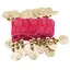 Bratara belly dance cu monede aurii elastica, magenta