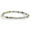Bratara din Agat Indian 4-4,5mm, pe elastic, 19cm, sfere mate