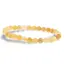 Bratara din Calcit Galben 6mm, pe elastic, 19cm, sfere mate