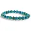 Bratara din Crisocola 8mm, pe elastic, 19cm, sfere mate