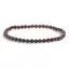 Bratara din Obsidian Mahon 4-4,5mm, pe elastic, 19cm, sfere mate