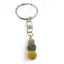 Breloc Jad olive trei sfere, 8-10mm