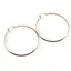 Cercei din cupru placat cu aur roz 18k rotunzi, 60mm