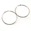 Cercei din cupru placat cu galben roz 18k rotunzi mari, 50mm