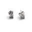 Cercei cu surub din argint 925 si cristal natural Topaz
