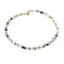 Bratara Mix cristale si Perle de cultura turtite cu bumbi aurii, 3-4mm