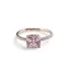 Inel reglabil Cupru placat cu Aur roz 14k, model clasic cu zirconiu roz