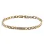 Bratara din cupru placat cu aur galben 18k, model box cu tablite