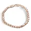 Bratara din cupru placat cu aur roz 18k, model spic clasic