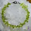 Bratara peridot picaturi 6-7mm