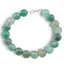 Bratara Agat verde sfere, 10mm