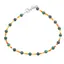 Bratara Carneol si Malachit sfere cu Argint 925, 2-4mm