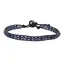 Bratara wrap Sodalit sfere, 4mm