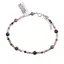 Bratara Turmalina roz si multicolora cu Argint 925, 3-5mm