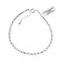 Bratara Turmalina roz si Topaz cu Argint 925, 3-4mm