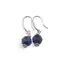 Cercei cu agatatoare Lapis Lazuli si baza lata de Argint 925, 7mm